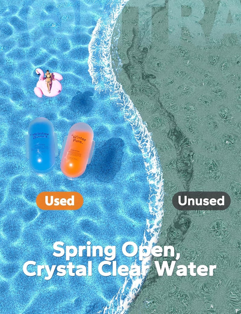 POOLHACKER Winter Pool Closing Kit - 3 in 1 Winterizing Care for Above Ground Pool and inground Pools, Long-Lasting & Safe for 15,000 Gallons - Image 3